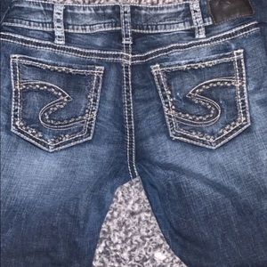 Silver Bootcut Jeans NWOT